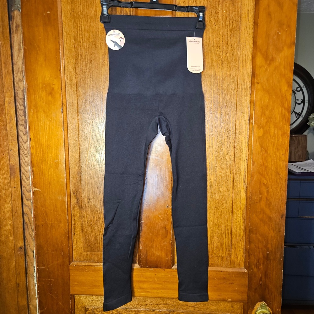 Shapermint Essentials Leggings Women Small Black High Waist Compression New